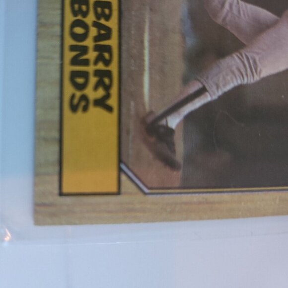 1987 Topps - #320 Barry Bonds MINT ERROR ON CARD CUT OFF #3 AND PARTIAL #0 - Picture 5 of 15